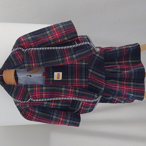 Harajuku Mini For Target Red and Blue Plaid Kids Blazer - Picture 11 of 11